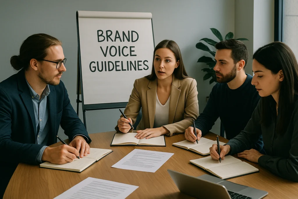 Brand voice guidelines
