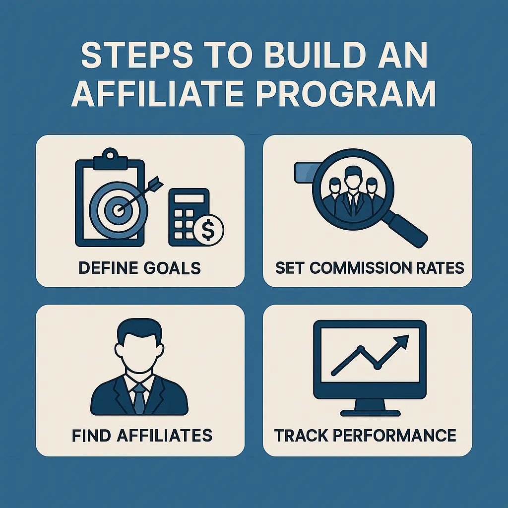 Steps to build an affiliate program