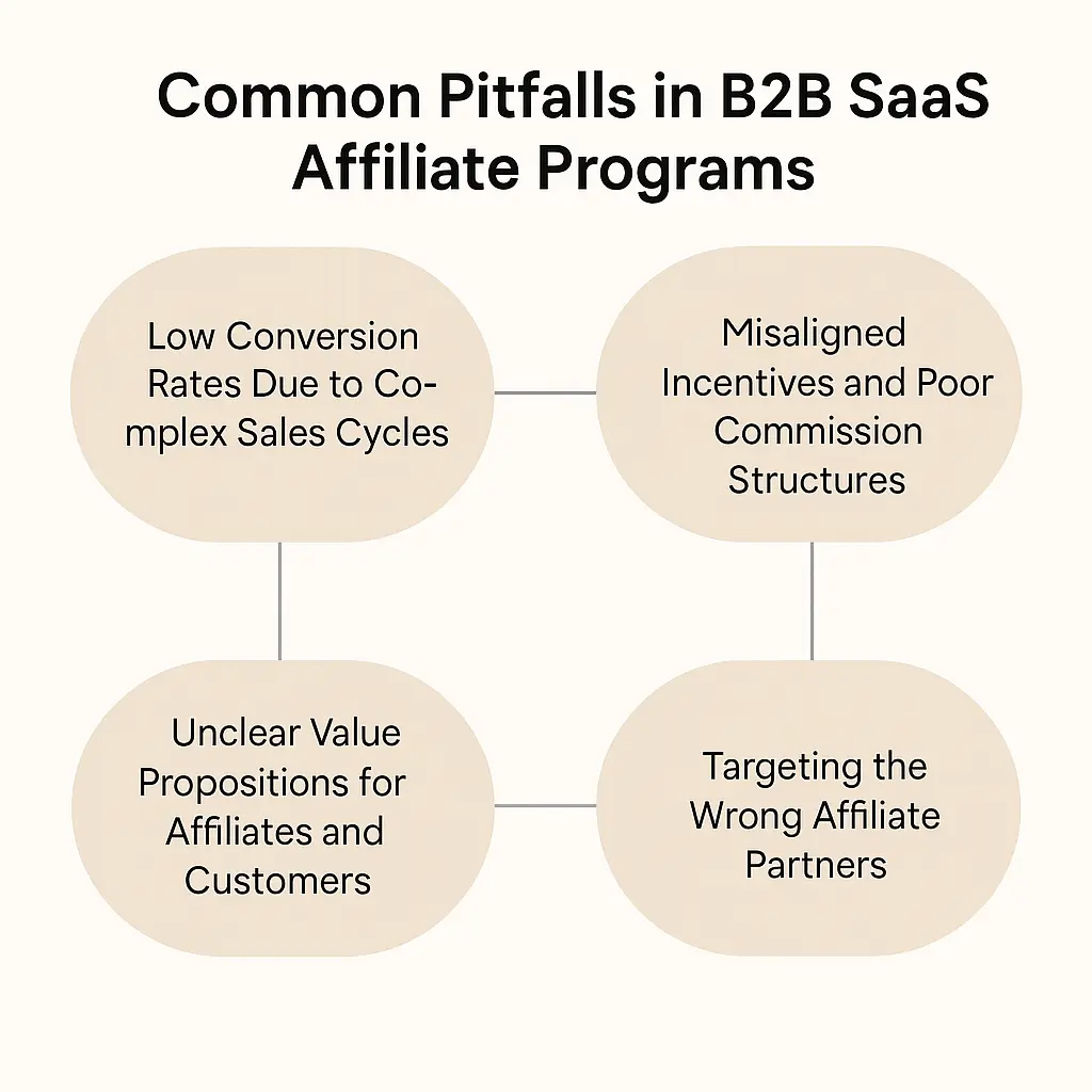 Common Pitfalls in B2B SaaS Affiliate Programs