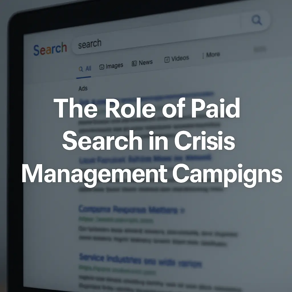 The Role of Paid Search in Crisis Management Campaigns