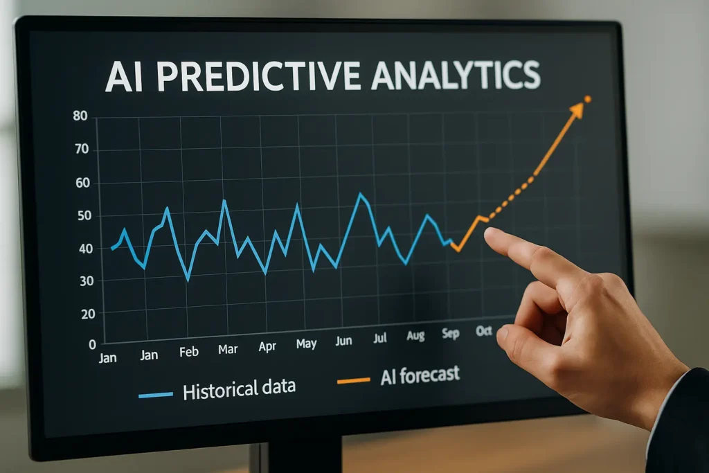AI Predictive Analytics Graph