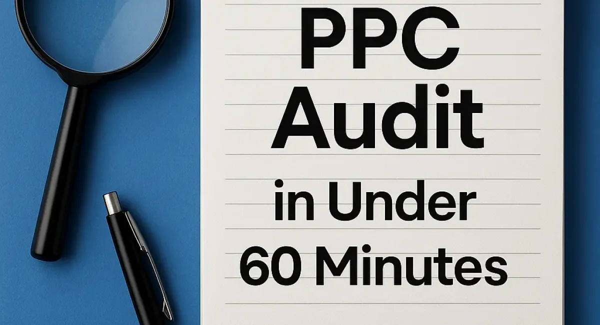 PPC audit in under 60 minutes